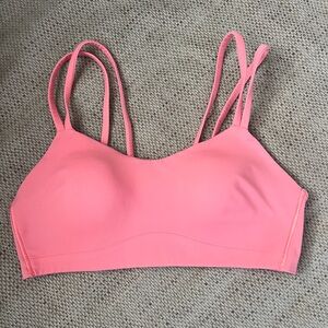 Lululemon “like a cloud” B/C sports bra. Light support. Coral.